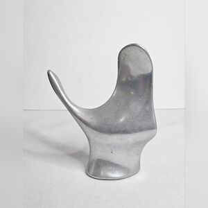 Hoselton Canada Aluminum Sculpture #201 Signed Figurine Abstract Art Decor MCM